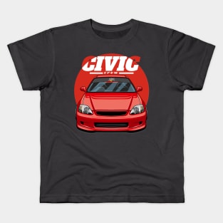 Civic Crew (red) Kids T-Shirt